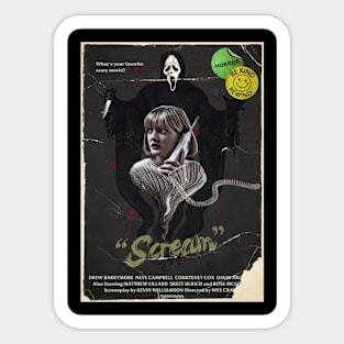 Scream_quot_ Vintage Movie Sticker